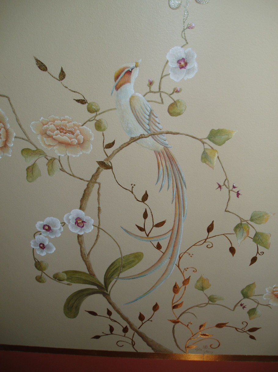 Флористика в росписи стен
