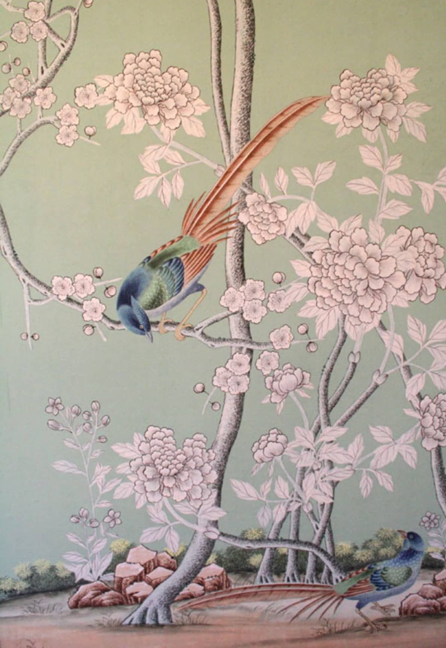 Роспись стен в стиле Шинуазри