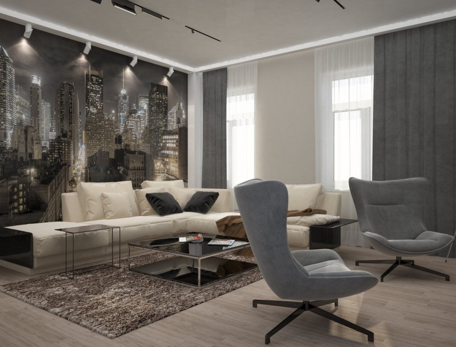 Современные интерьеры квартир 2022