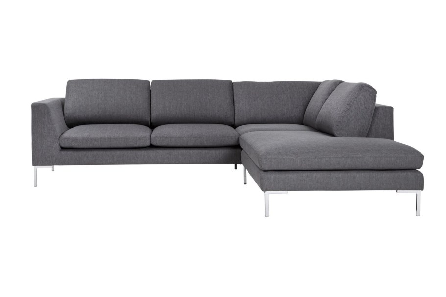 Угловой диван на высоких ножках