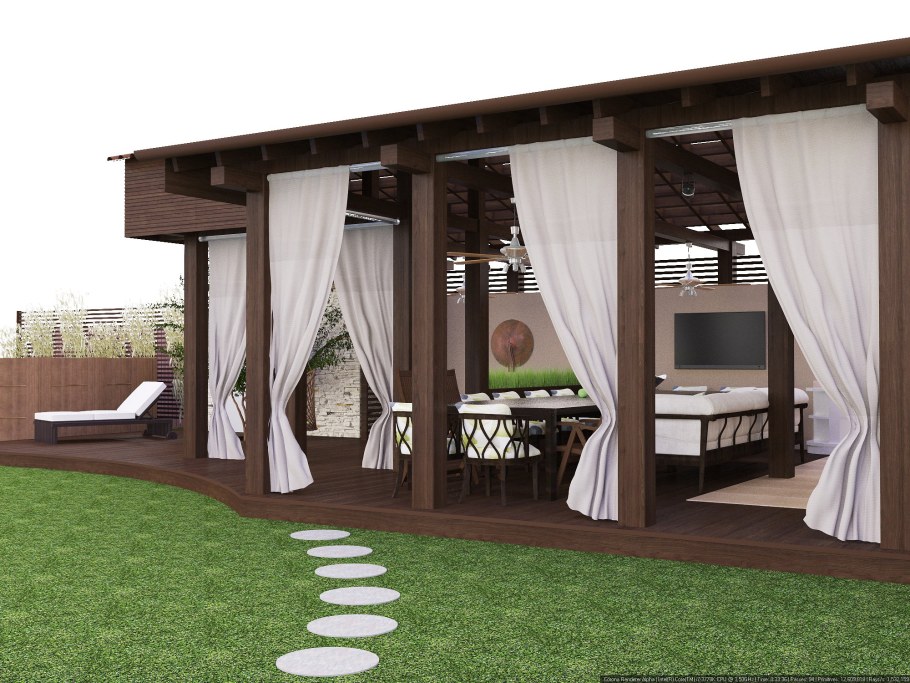 Чилаут зона на участке