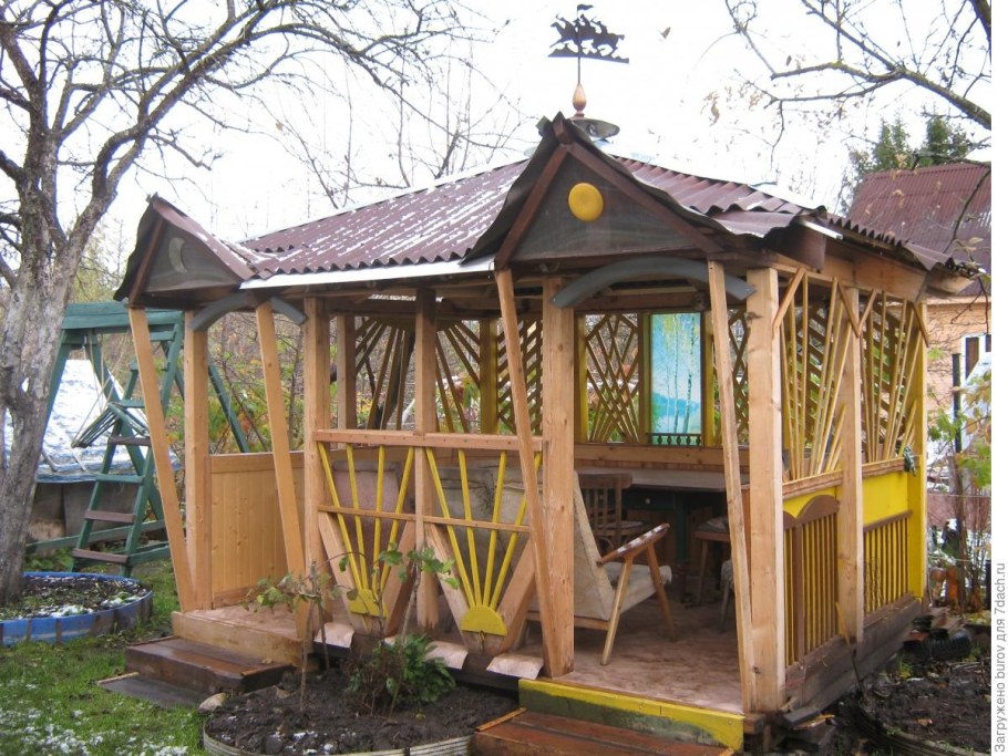 Красивые шторы на веранду