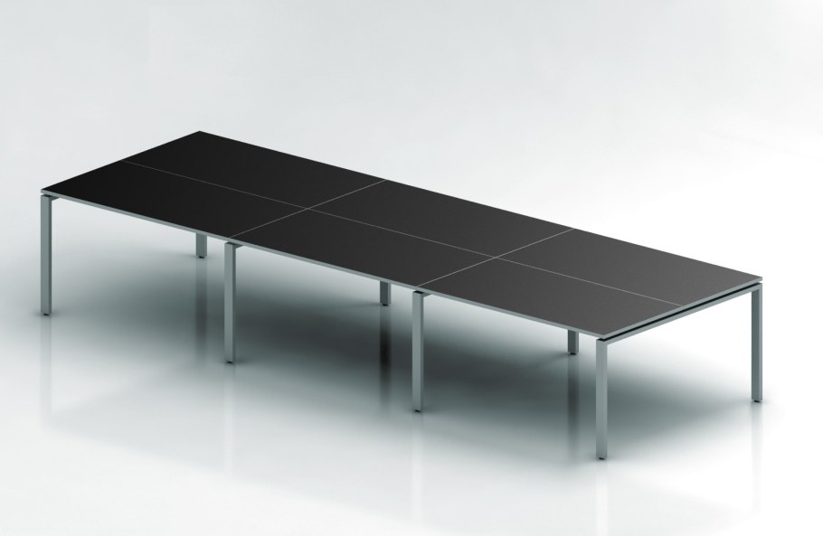 Металлокаркас для стола х черный