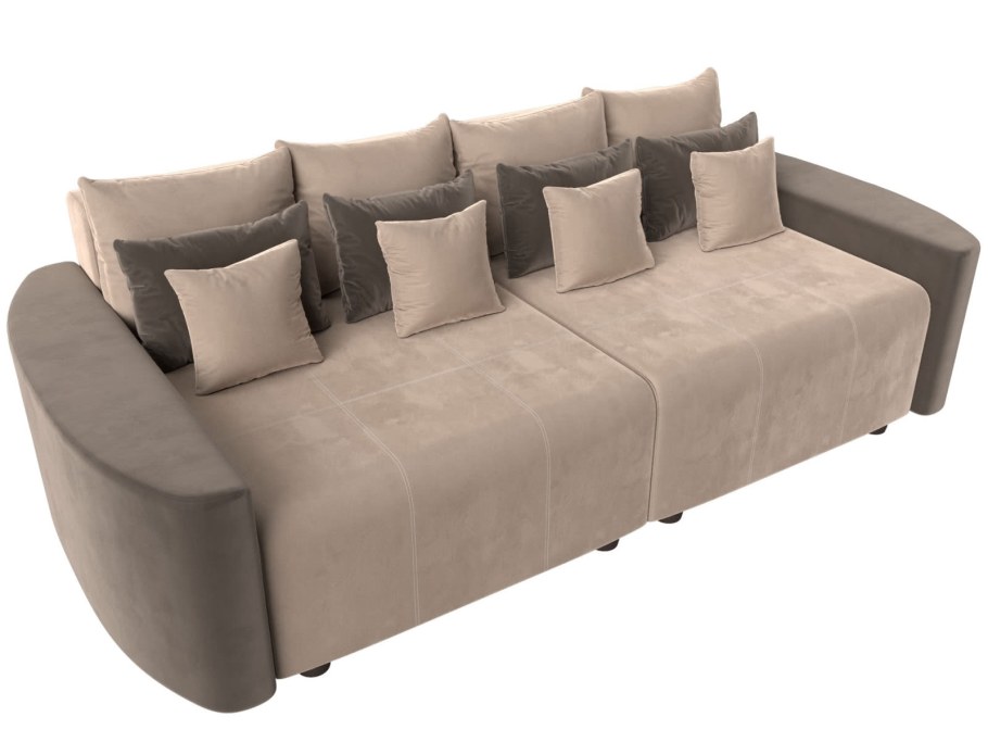 Диван Бристоль велюр бежевый