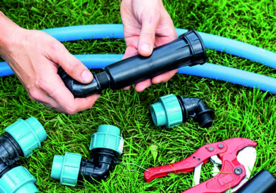 Соединение ПНД 32 мм и шланга 32мм