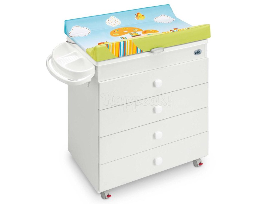 Детский комод с пеленальным столиком с мишкой Фредди