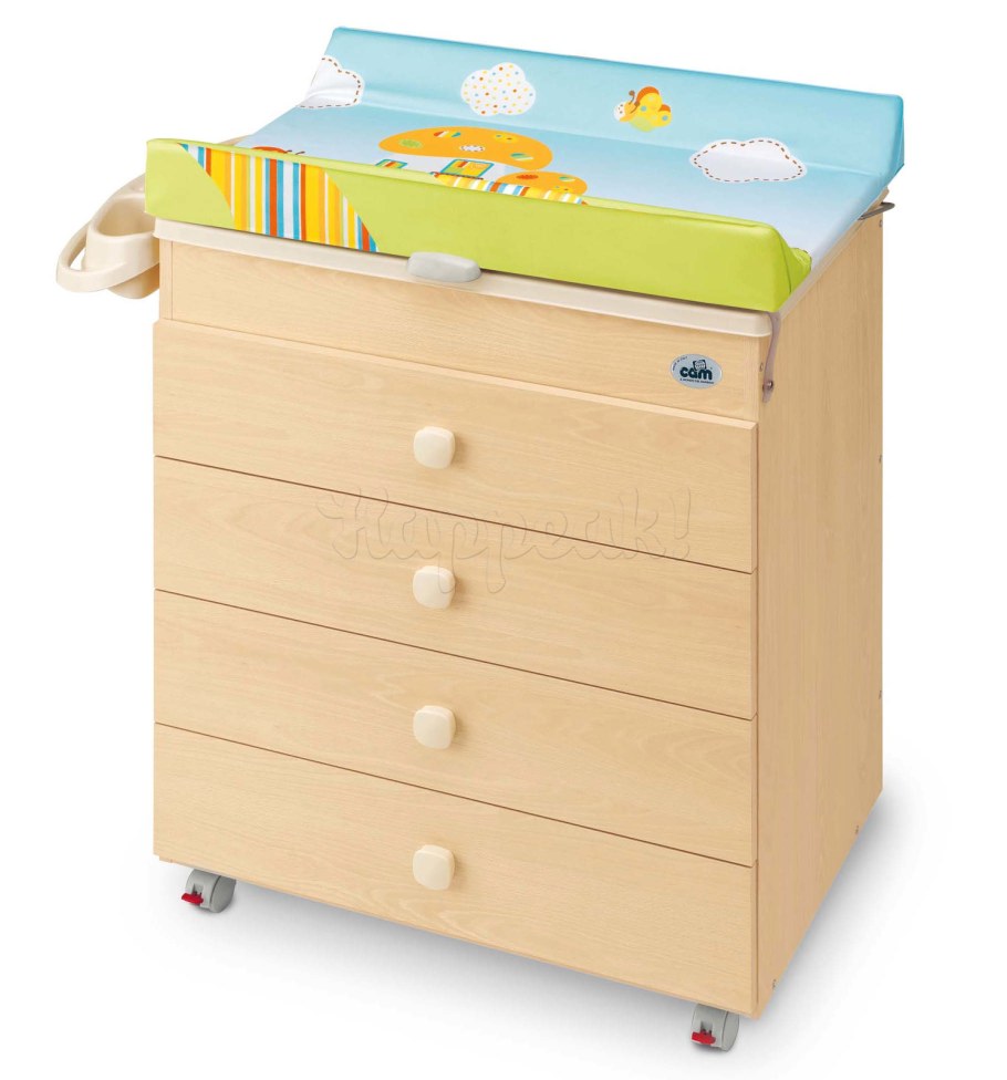 Пеленальный комод Bambolina Firenze/Divina Luxe cristallo