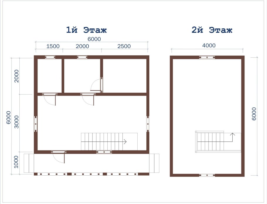 Баня 6 на 6 планировка