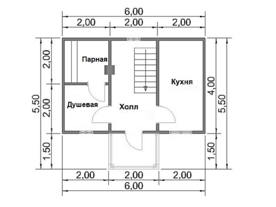 Дачные дома из пеноблоков с верандой