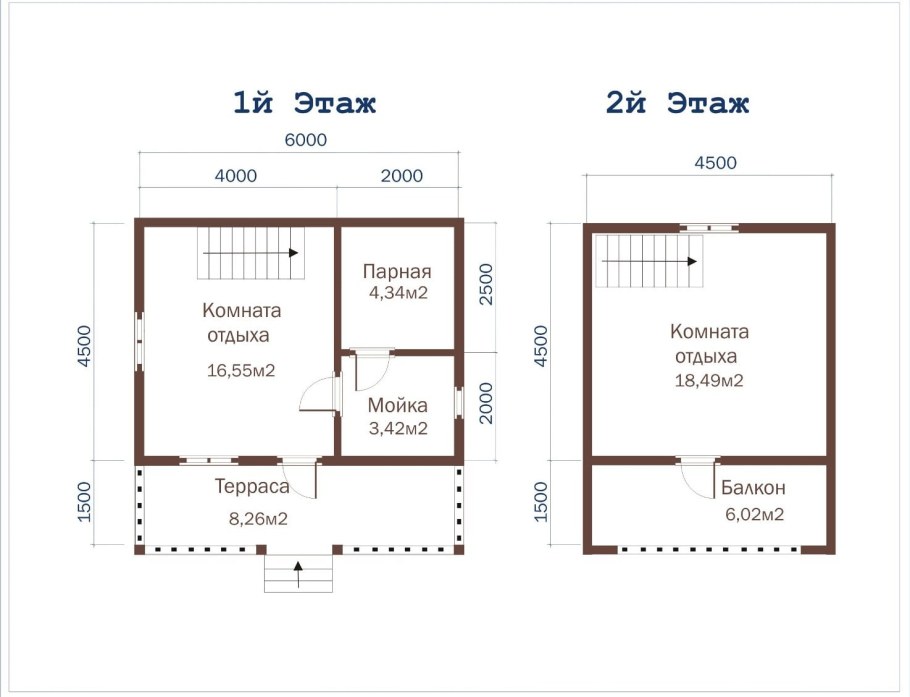 Планировка бани 6х6 с туалетом и комнатой отдыха с мансардой