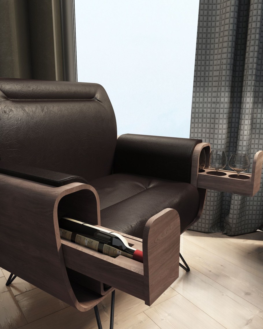 Тайник в кресле