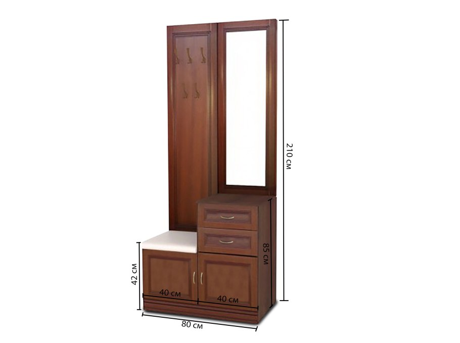 Прихожая Бруно дуб сонома