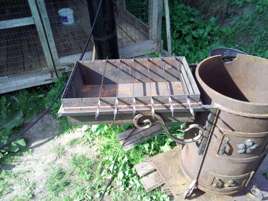 Печь для казана из кирпича