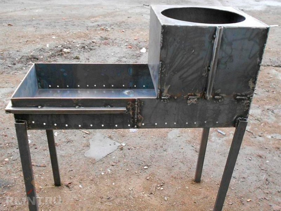 Печь под казан из кирпича