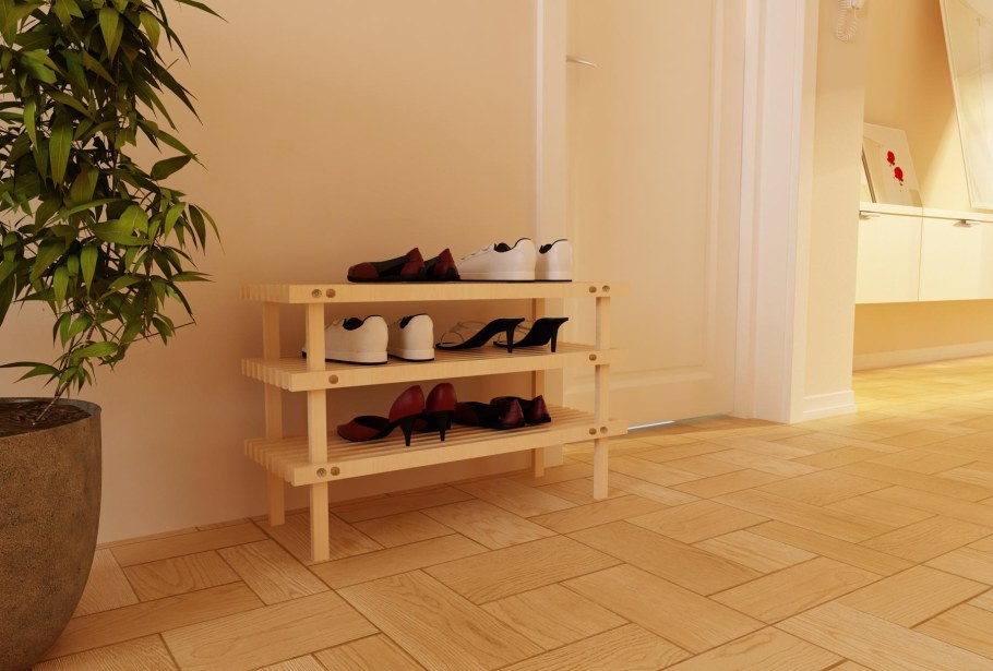 Полка для обуви в прихожую