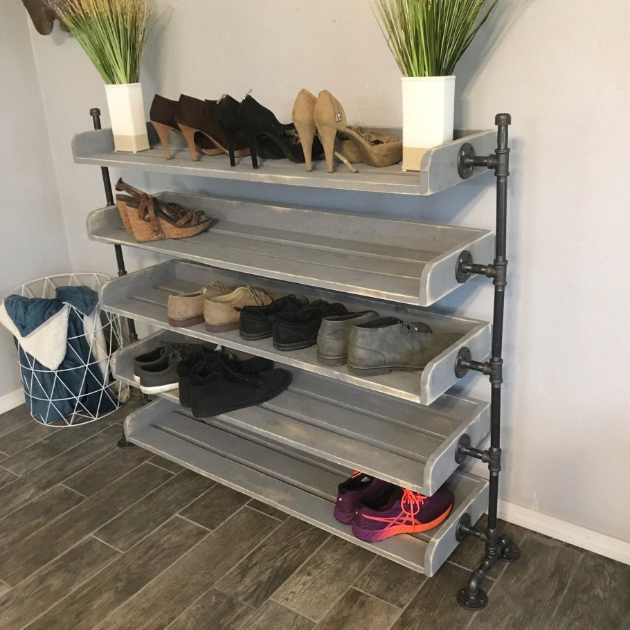 Обувница 800х800х300 чертеж