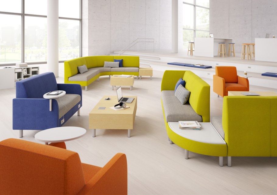 Мягкая зона в офисе