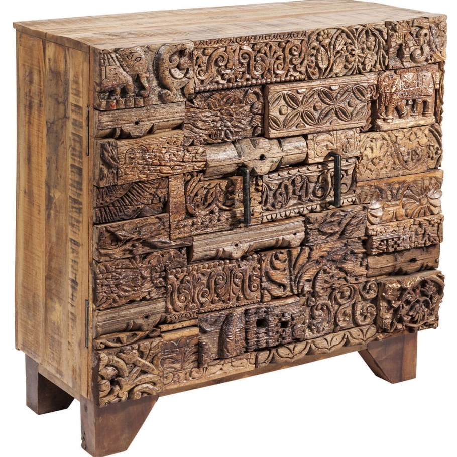 Купить комод дуб резной