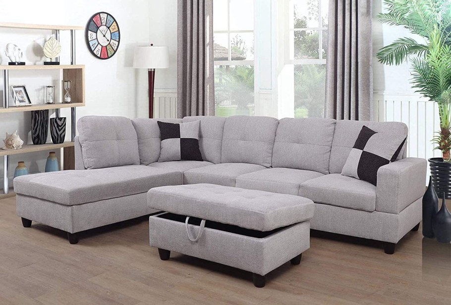 Диван с пуфом