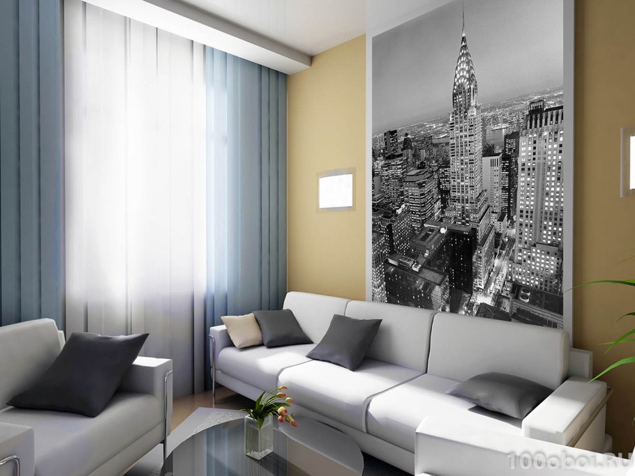 Гостиная в малогабаритной квартире