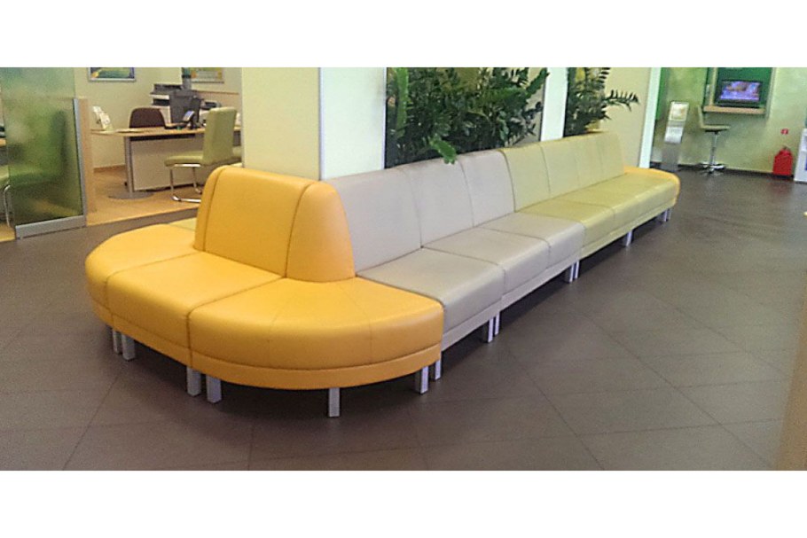 Диван офисный модульный 1260x610x720