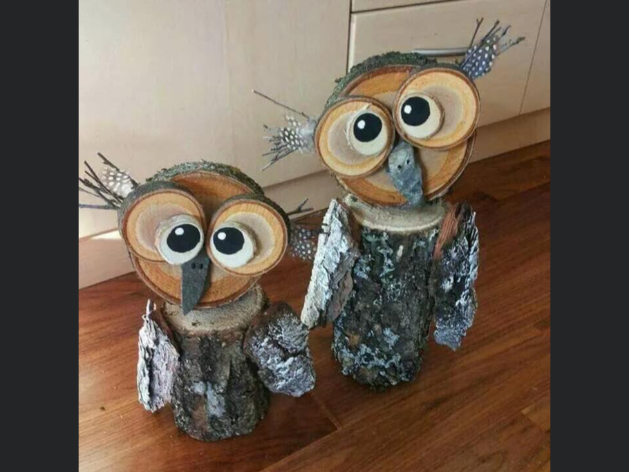 Изделия из срезов дерева