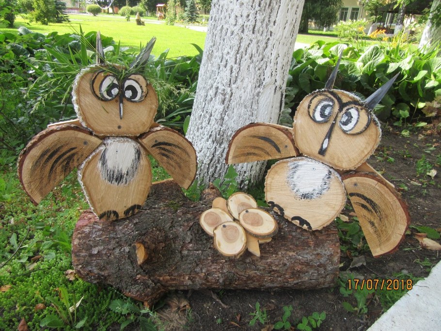 Фигуры из пней