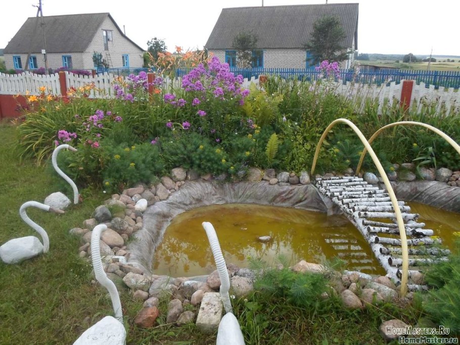 Пруд из холодильника