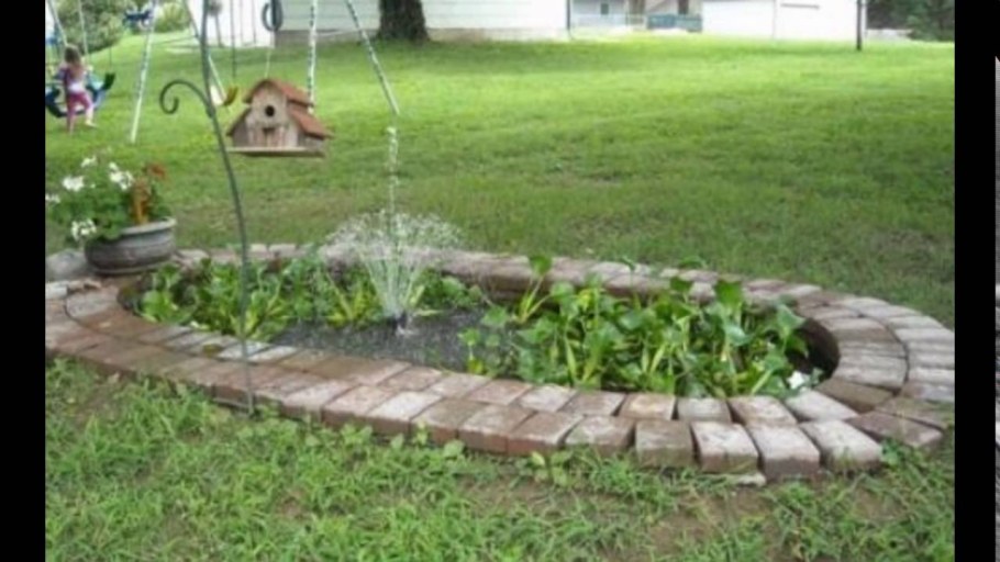 Искусственный водоем в детском саду