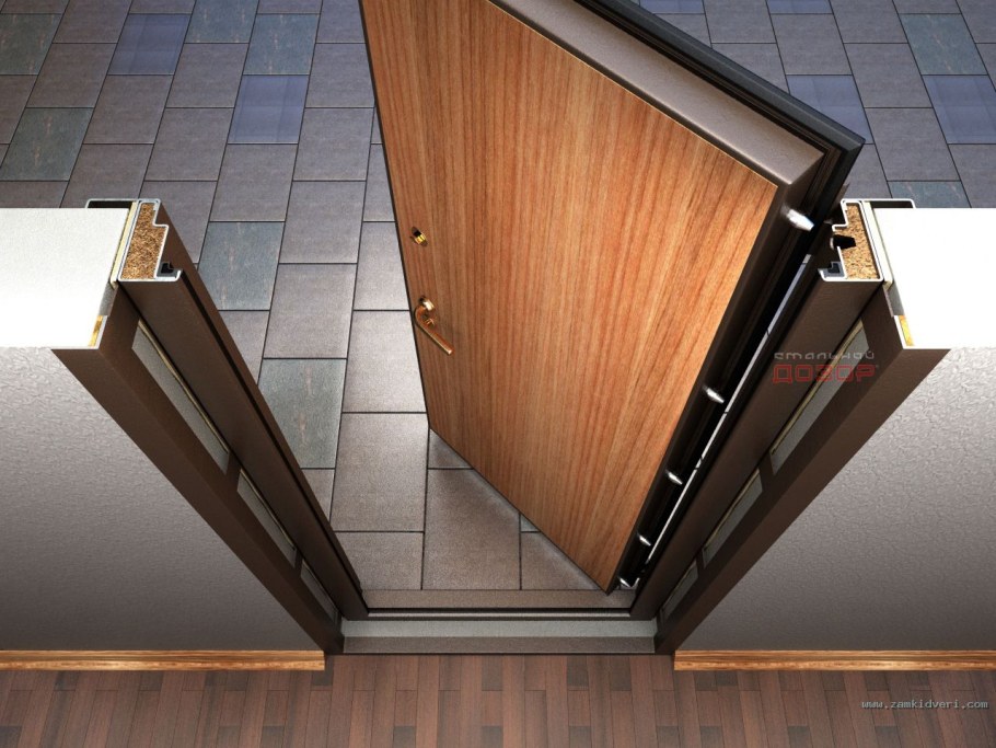 Монтаж входной двери