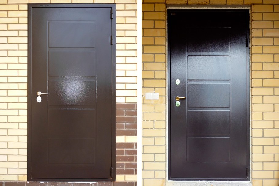 Монтаж входной металлической двери