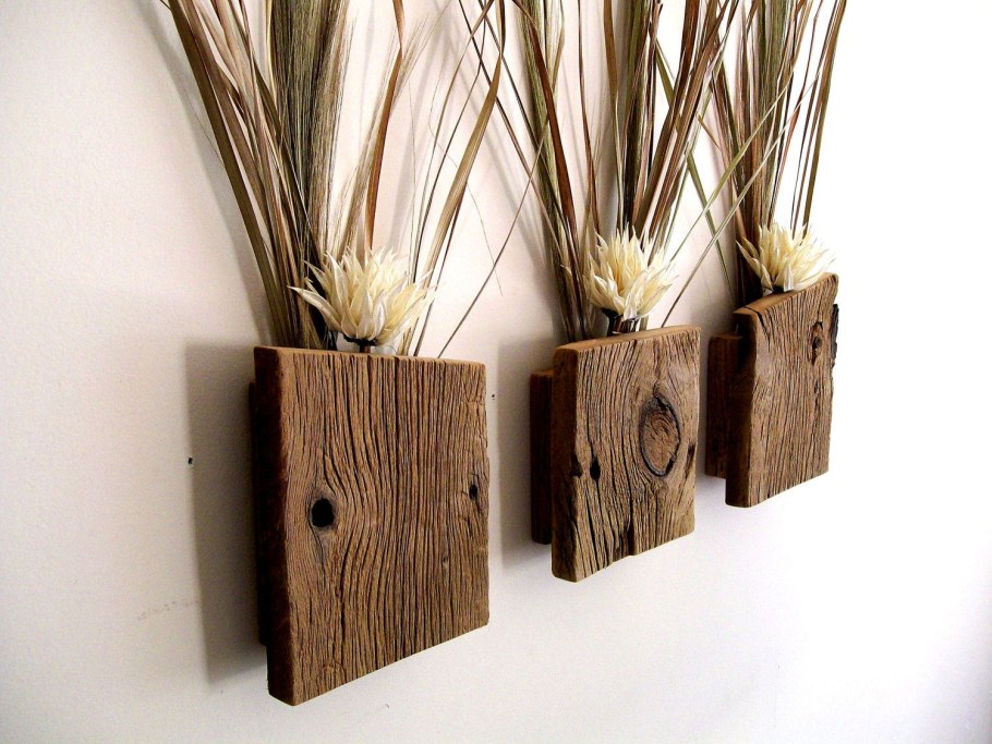 Декор из дерева в интерьере