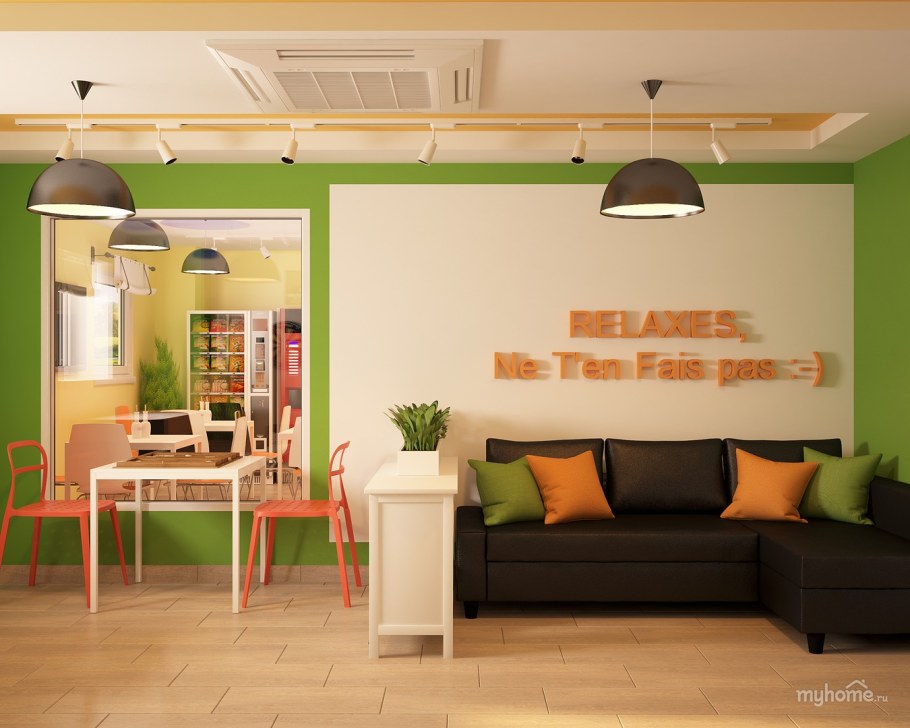 Комната отдыха для рабочих