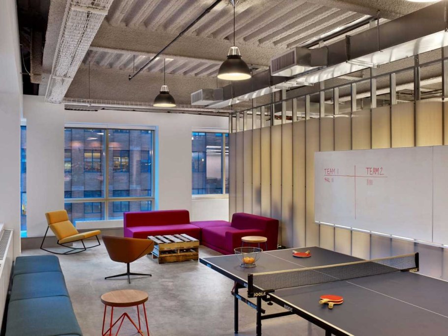 Зона отдыха в офисе