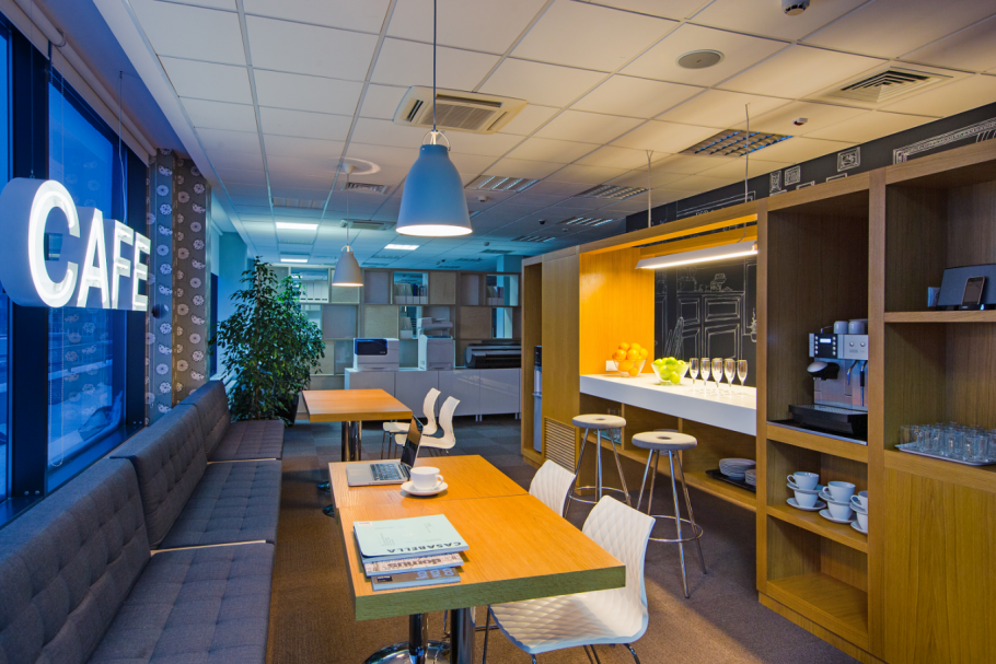 Зона отдыха в офисе