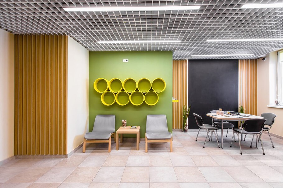 Зона отдыха в офисе