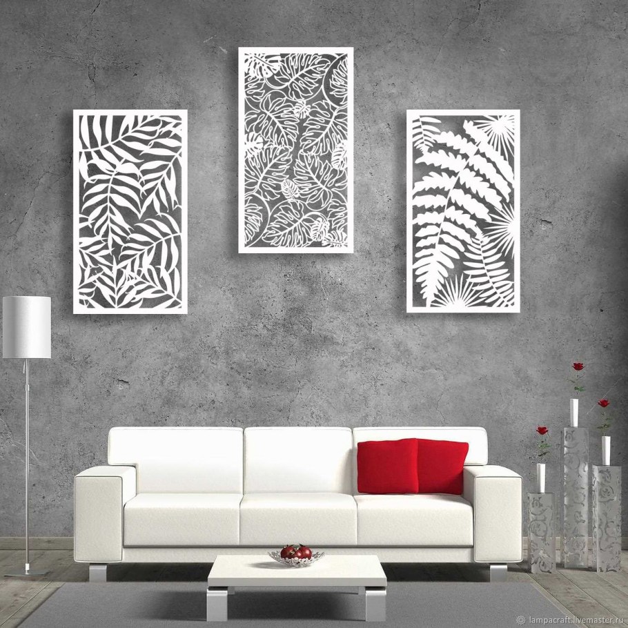 Металлический декор на стену