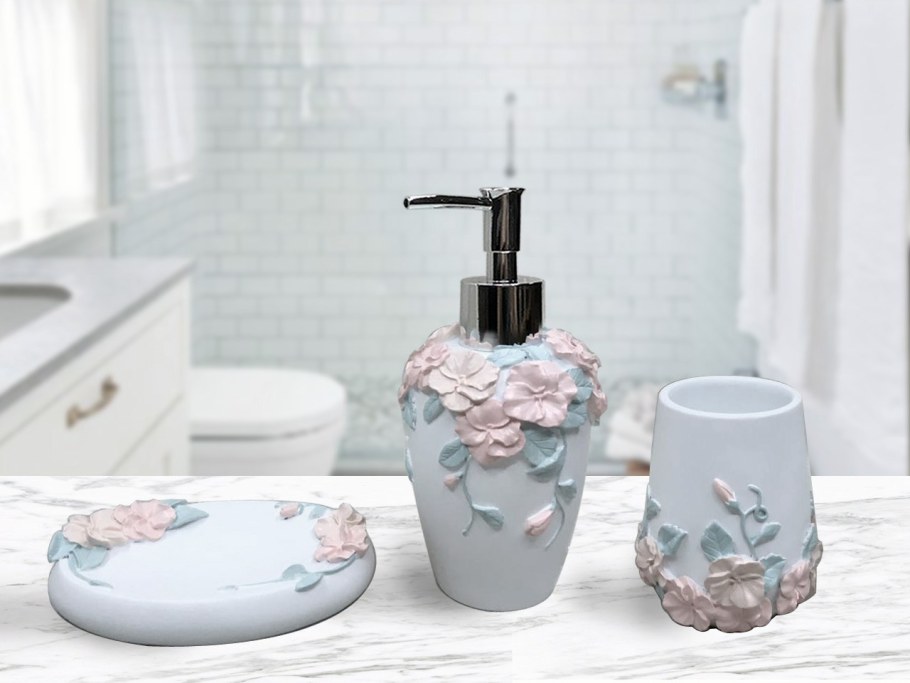 Набор для ванной комнаты "Sofi dе Marko №36", цвет белый