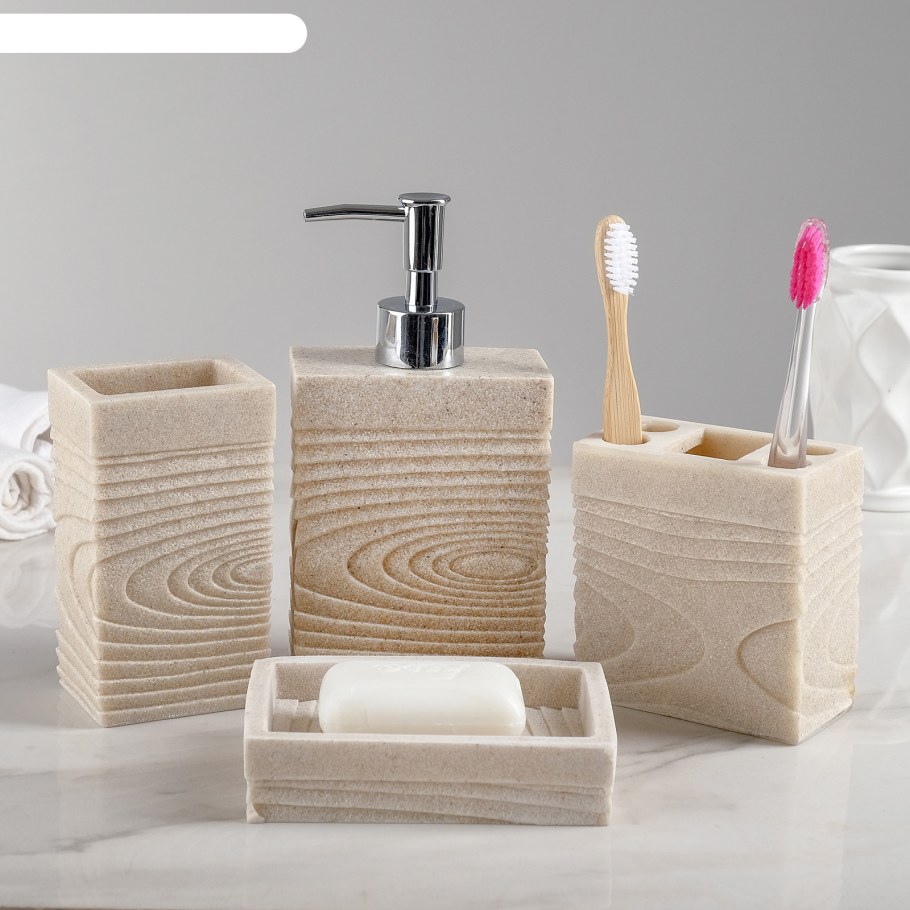 Набор для ванной "Olimp", 4 предмета