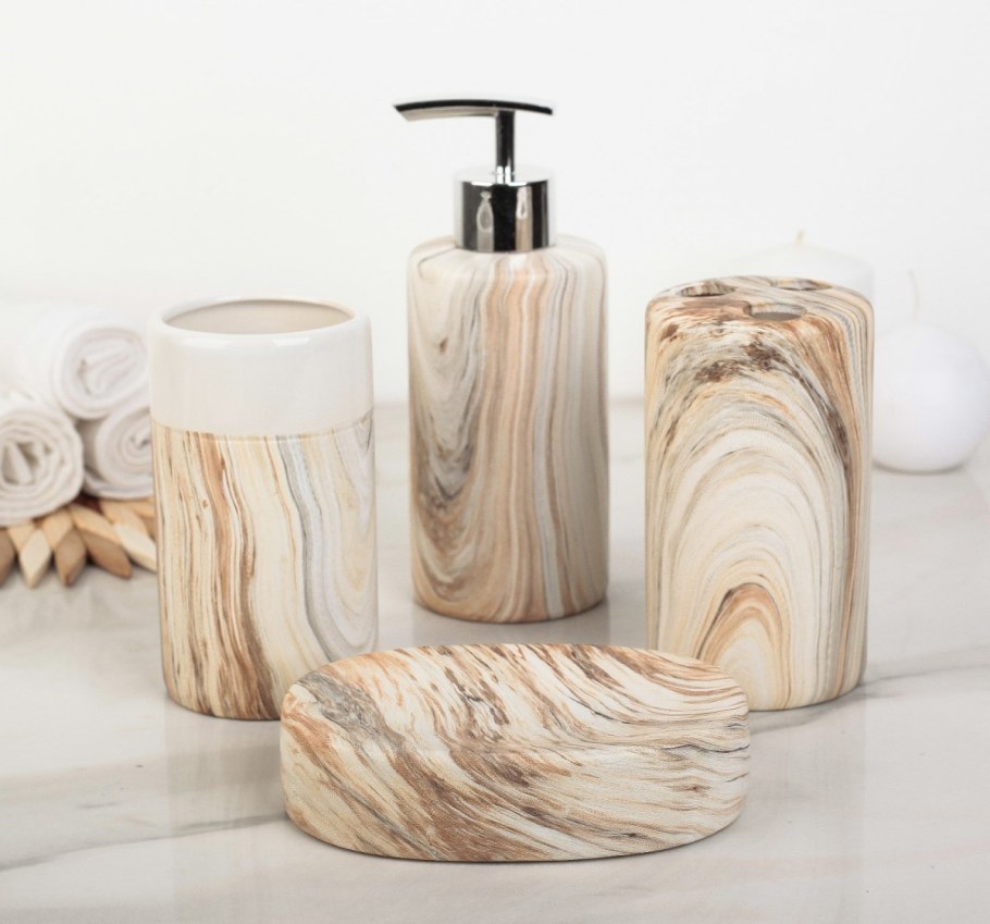 Набор для ванной дерево