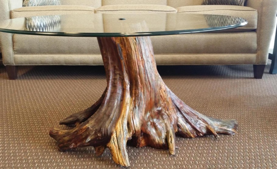 Столы из корней деревьев