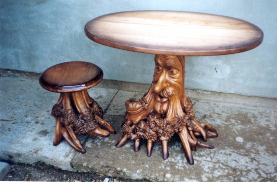 Торшер из коряги