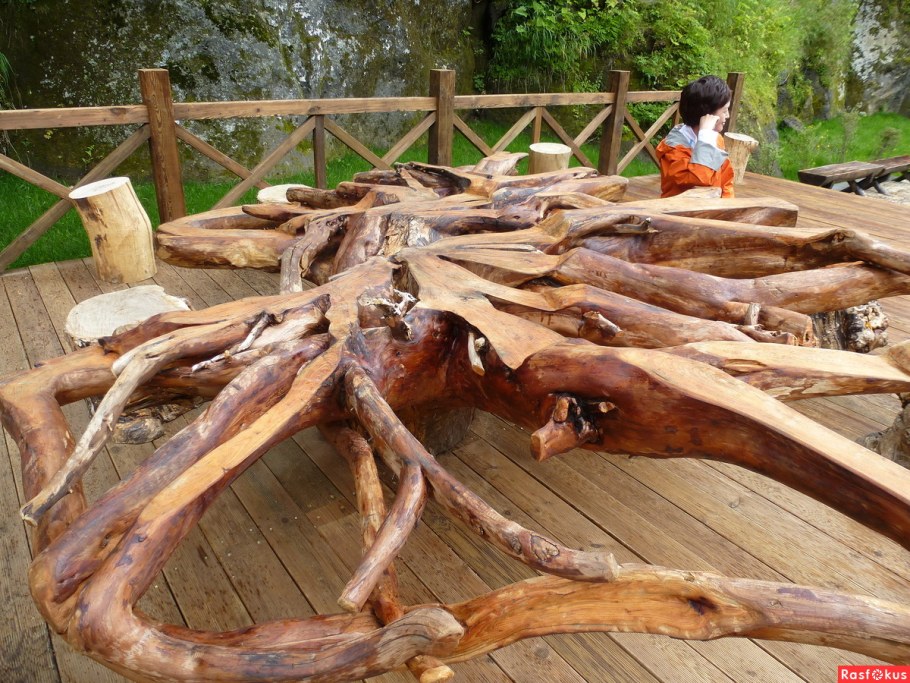Столы из корней деревьев