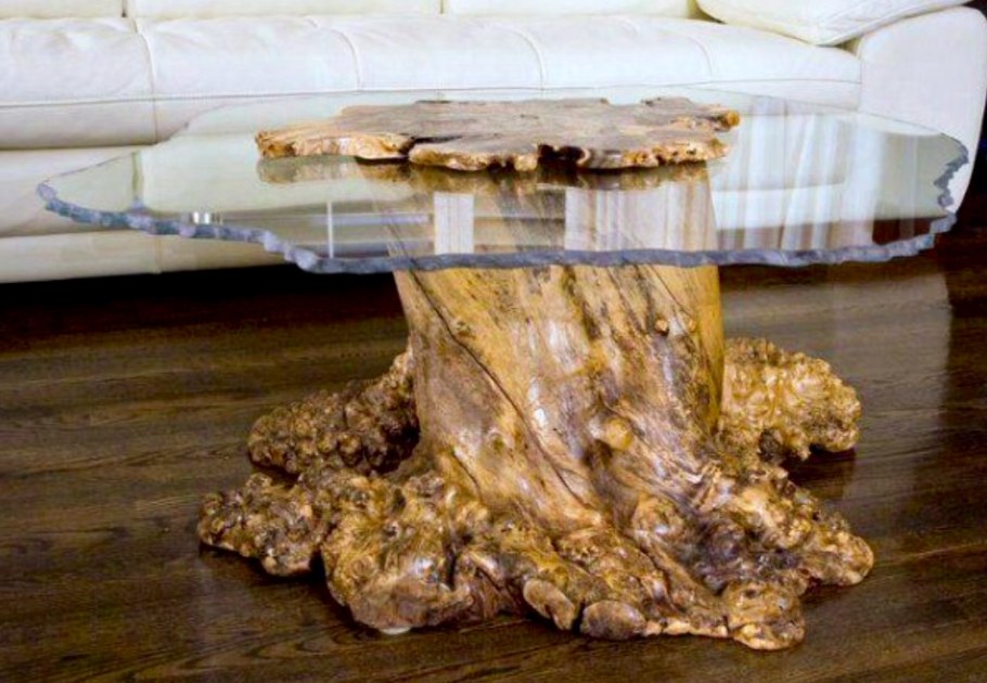 Журнальный столик из коряги