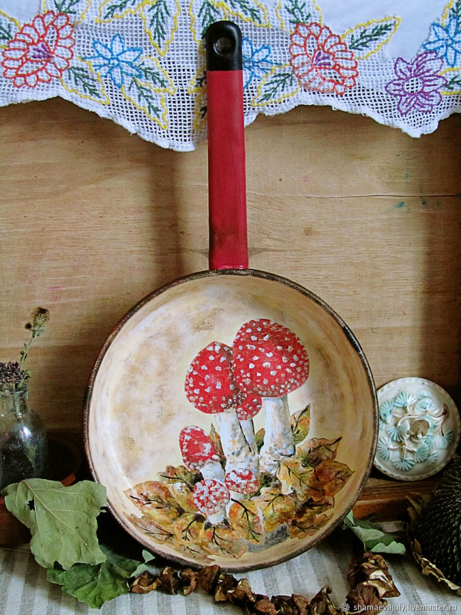 Декупаж сковородок