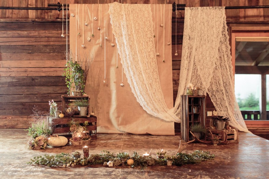 Свадьба в стиле рустик