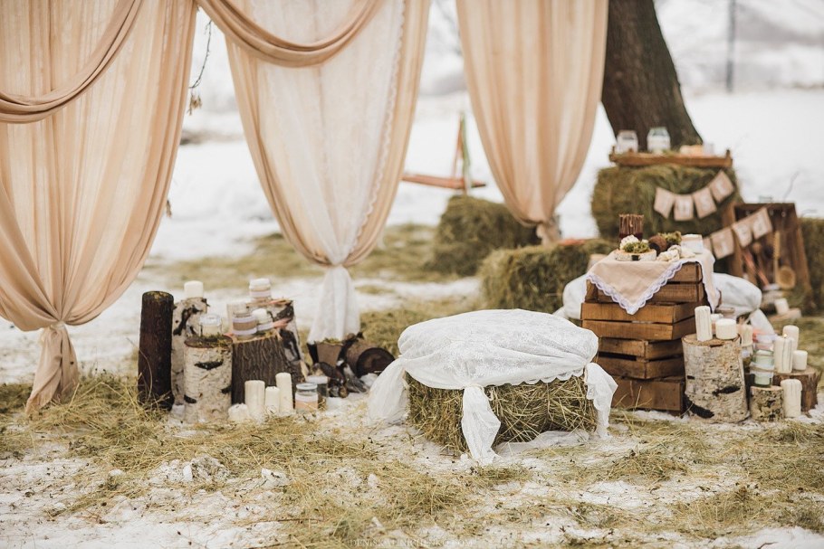 Свадьба в стиле рустик