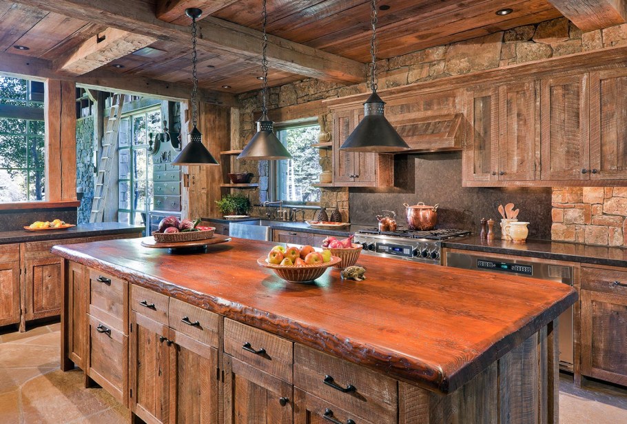 Рустикальный стиль Кантри мебель