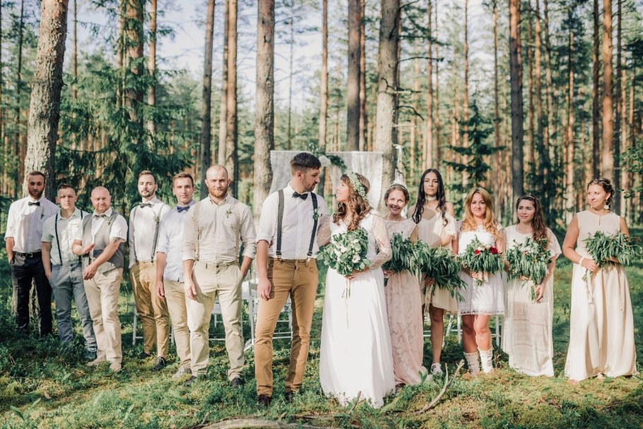 Новогодний интерьер в стиле рустик