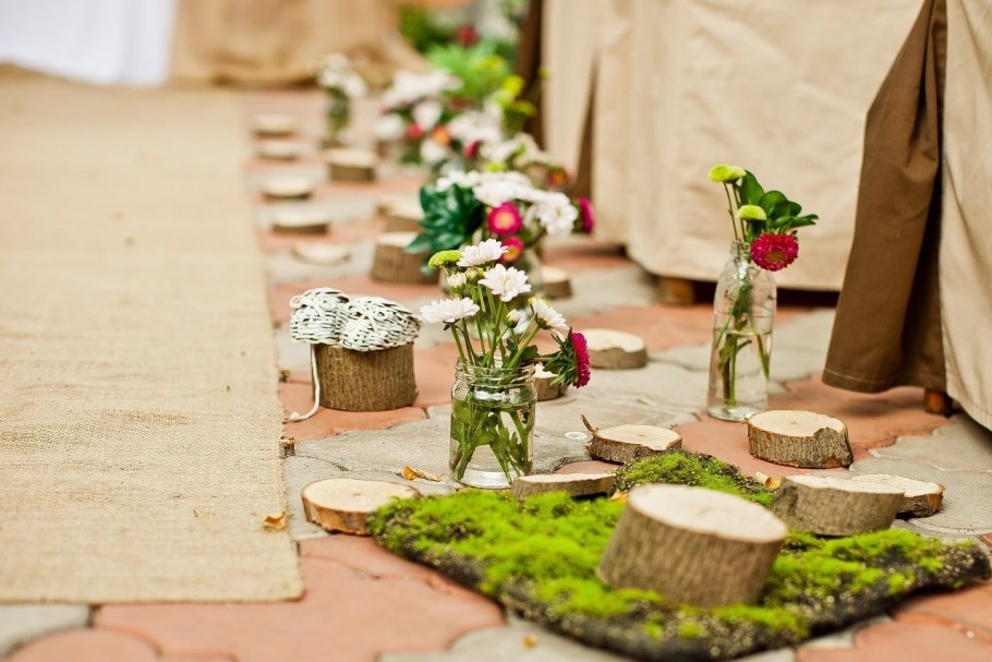 Свадебный декор рустик